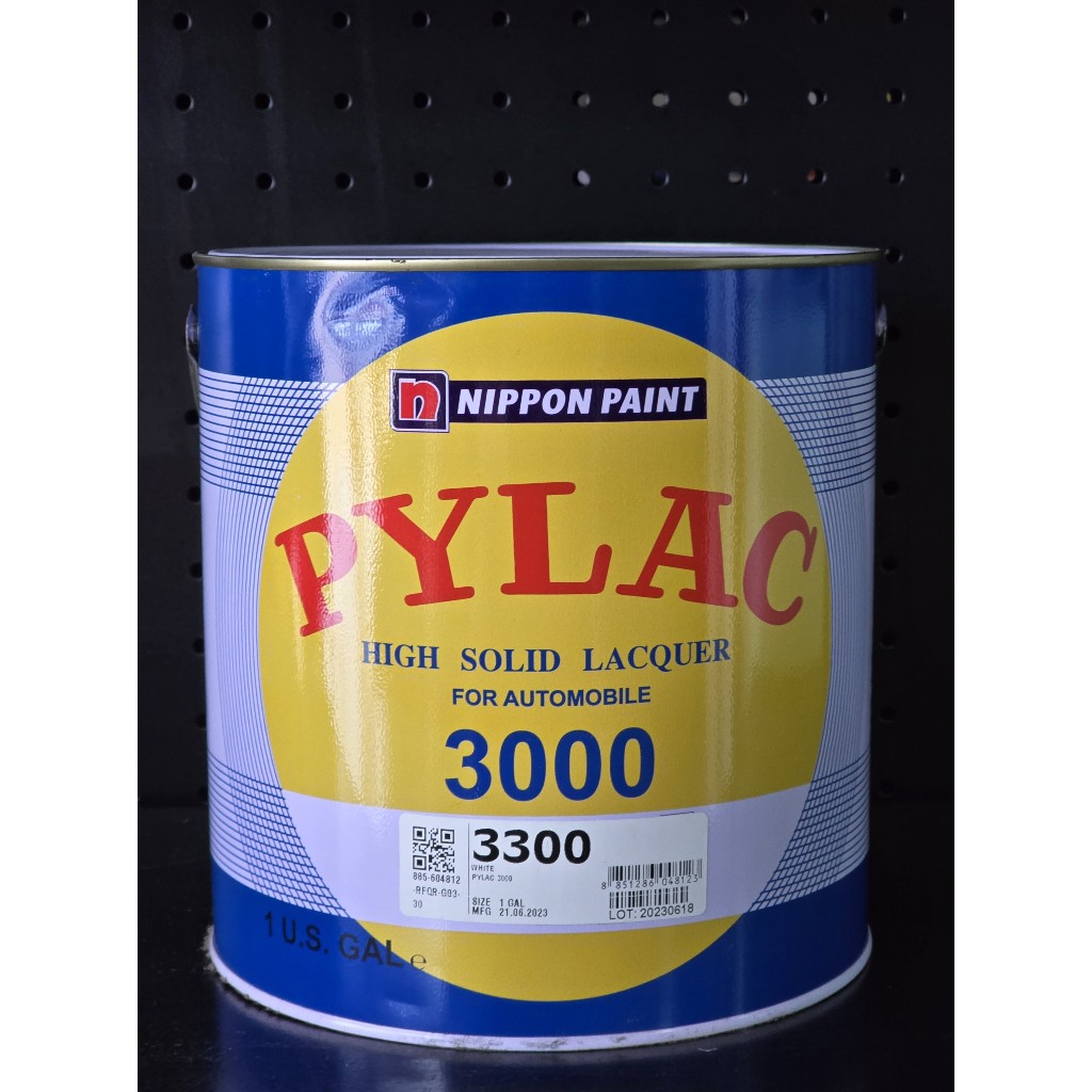 สีพ่นไพแลค 3000 สีพ่นรถยนต์ สีแห้งเร็ว PYLAC 3000 - ขนาด 3.785 ลิตร