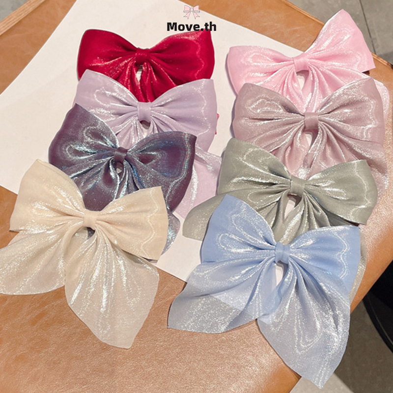 ในไทย-พร้อมส่ง✨กิ๊บหนีบผม ประดับโบว์ มุก ใหญ่ น่ารักหวาน สไตล์เกาหลี นักเรียนสำหรับผู้หญิง สําหรับมัดผมหางม้า รูปปากเป็ด ราคา ถูกที่สุด ดีลบีเคเค รูปภาพหลัก