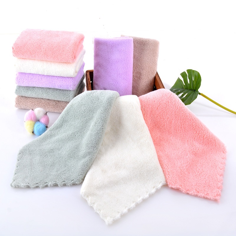 ผ้าทำความสะอาด ขนาด30x30ซม คละสี เนื้อนาโน ซับน้ำดี ( ผ้าเช็ดของ สีพื้น เฉพาะ 1 ผืน ) - รูปที่ 2