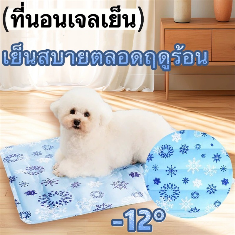 Pet Cooling Mat แผ่นเจลเย็นสุนัข ที่นอนหมา ที่นอนเย็น ต้องแช่เย็นก่อนใช้งาน Hiday