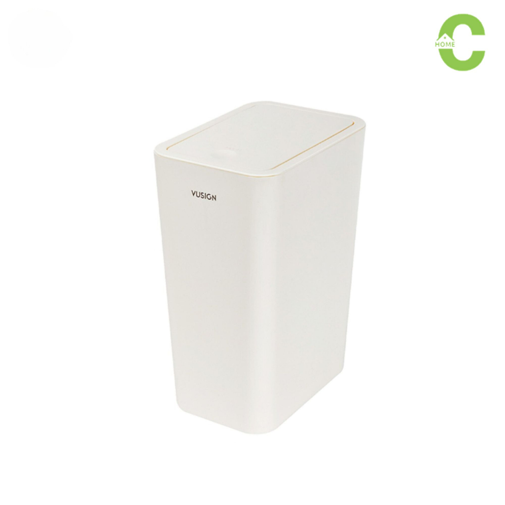 HOMEC ถังขยะแบบฝากด ถังขยะมินิมอล ถังขยะพลาสติก ดีไซน์สวย แข็งแรง ใช้งานได้นาน