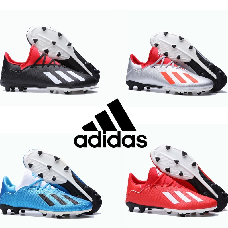 ส่งจากกรุงเทพ Adidas X 16.1 TPU รองเท้าสตั๊ด รองเท้าฟุตบอลกลางแจ้ง（สีน้ำเงิน 38-45）
