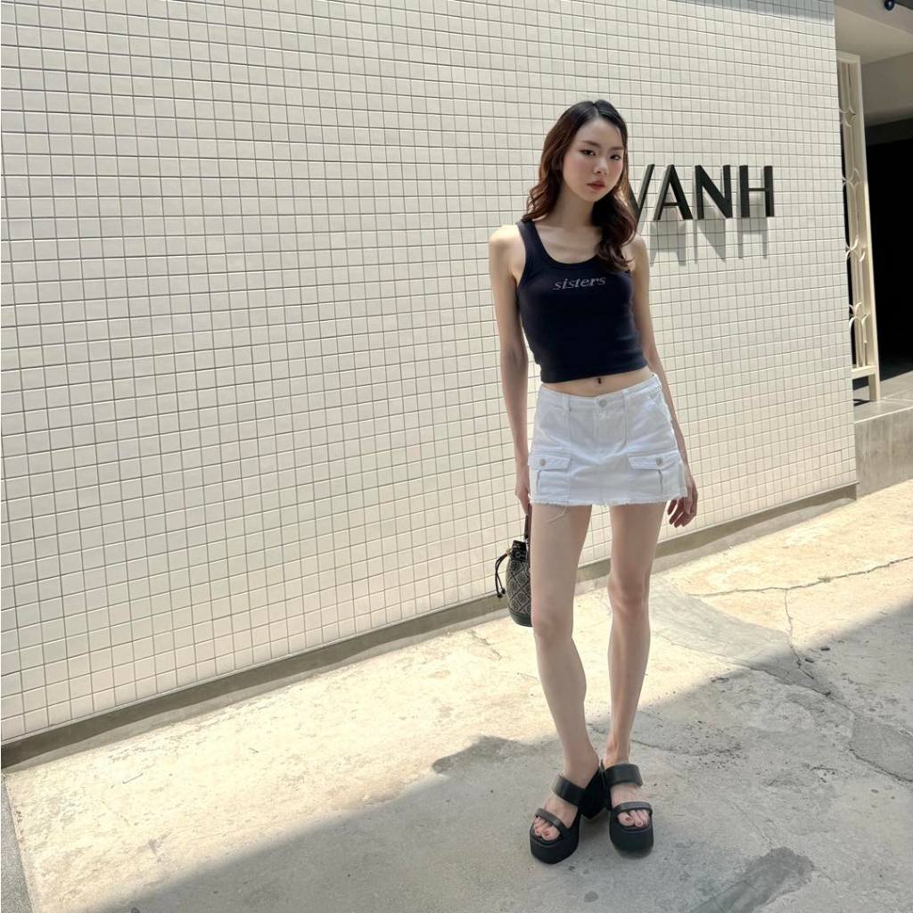 WILA SHOE รองเท้าส้นตึกผู้หญิง สไตล์เกาหลีรุ่นชิฟฟ่อน🌷|พร้อมส่ง รองเท้าผู้หญิง