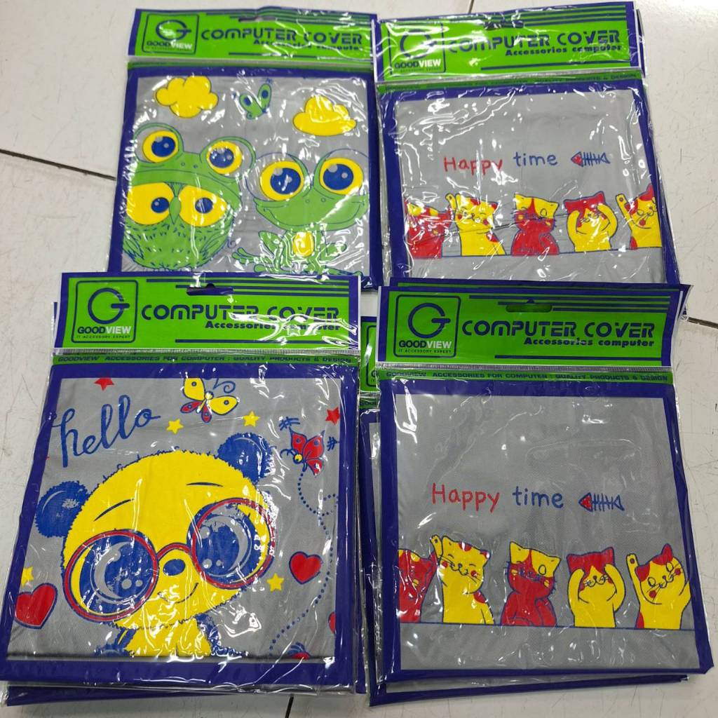 ผ้าคลุมคอมพิวเตอร์ ผ้ากันฝุ่นคอมพิวเตอร์ ไซค์22-24นิ้ว