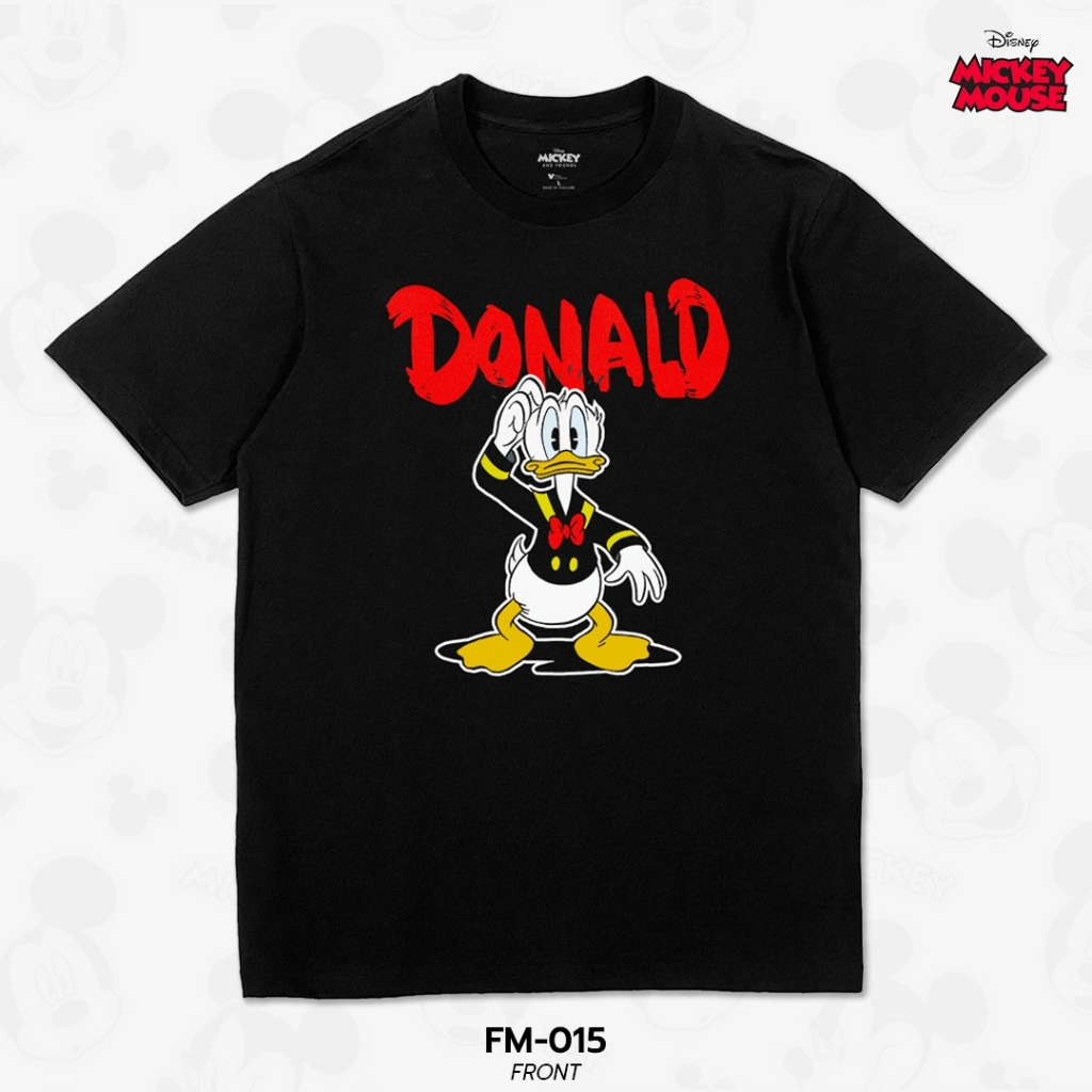 Power 7 Shop เสื้อยืดลาย "Donald Duck" ลิขสิทธิ์แท้ดิสนีย์ (FM-015)