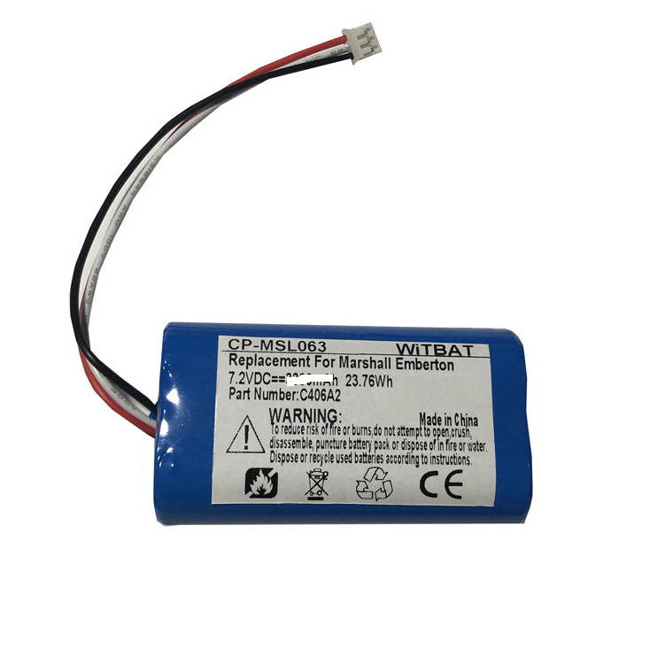 แบตเตอรี่ลำโพง 3500mAh C406A2 สำหรับ MARSHALL emberton