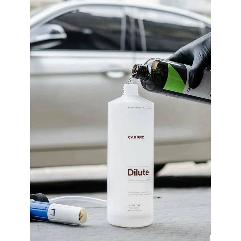 ขวดเปล่าใส่น้ำยา Dilute Carpro ขนาด 1 ลิตร (1000 ml.)พร้อมฝาปิด (ไม่รวมหัวสเปรย์)