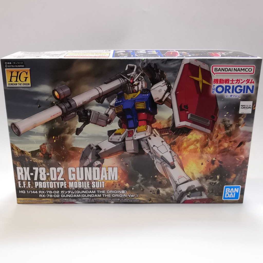 **ของแท้ พร้อมส่ง** Bandai HG 1/144 RX-78-02 Gundam (Gundam The Origin Ver.)
