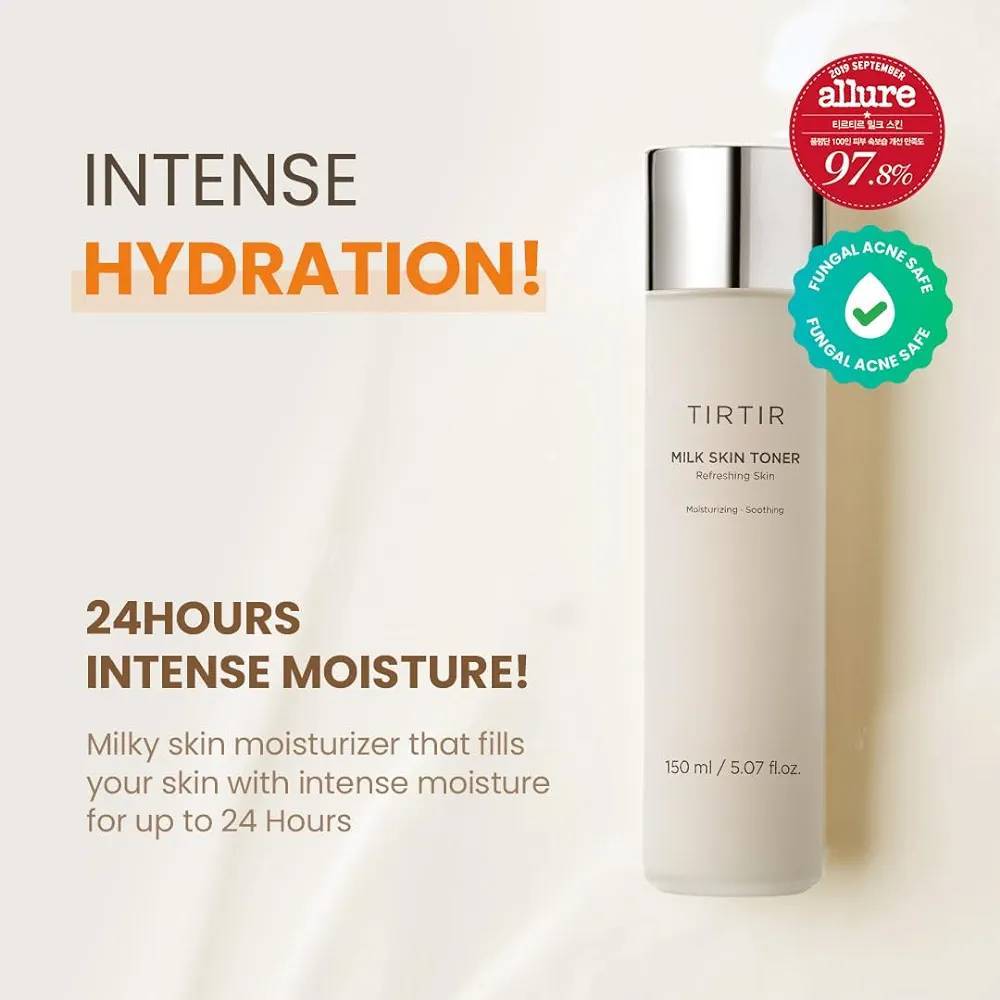 [สินค้าเกาหลีของแท้100%_ส่งจากไทย] TIRTIR  Milk Skin Toner 150 ml