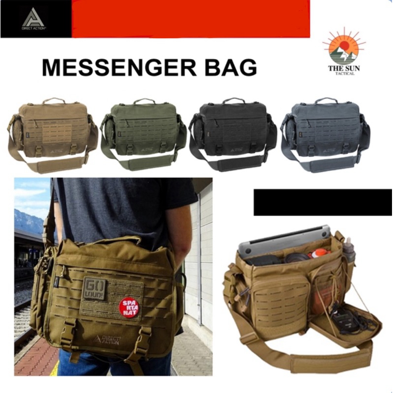 กระเป๋า Messenger Bag แบรนด์ DIRECT ACTION แบรนด์ลูกของ Helikon