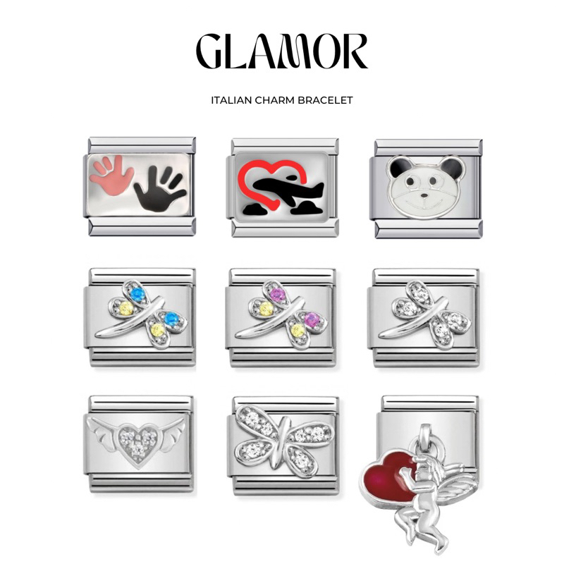 ชาร์ม กำไล Italian Charm Bracelet