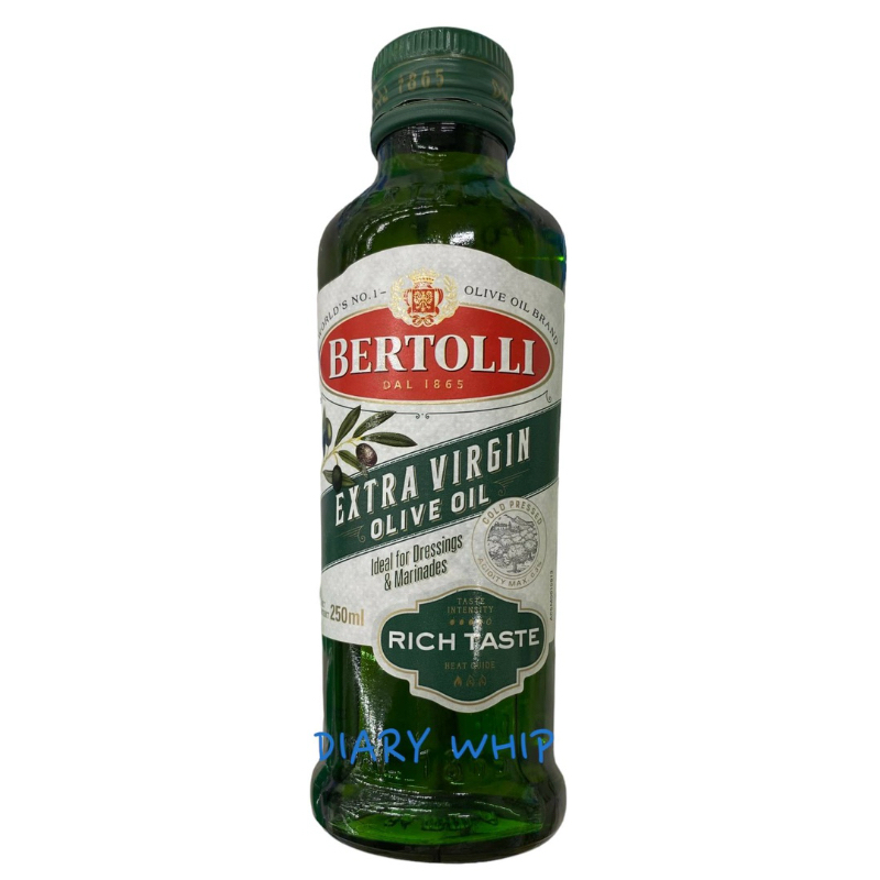 BERTOLLI  EXTRA  VIRGIN  250 ML. เบอร์ทอลลี่ เอ็กตร้าเวอร์จิ้น 250 มล.