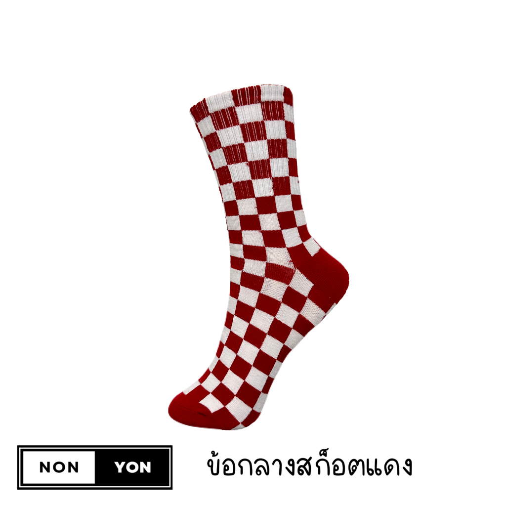 (1คู่) ถุงเท้าวินเทจผู้ชายหนาข้อกลาง ML395 FREESIZE รูปที่ 4