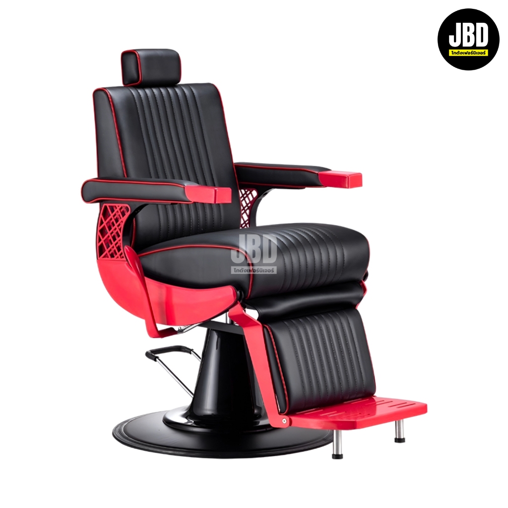 JBD storehouse เก้าอี้ตัดผม เก้าอี้บาร์เบอร์ ไฮโดรลิคปรับสูง-ต่ำได้ ปรับเอนนอนได้  รหัสรุ่น:JBD3115 (พร้อมส่งในไทย)