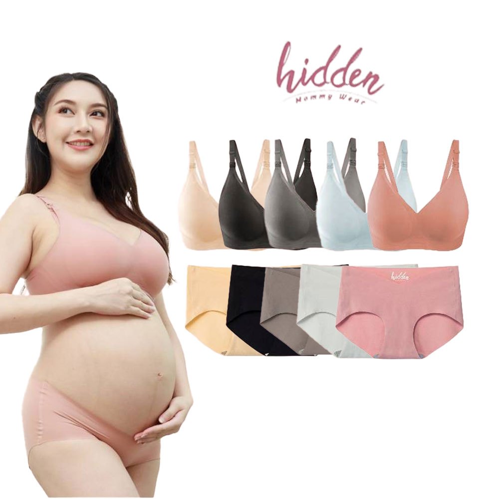 Hidden Mommy Wear Jelly Mommy Bra&Panty บราให้นม ชุดชั้นในคนท้อง กางเกงในคนท้อง