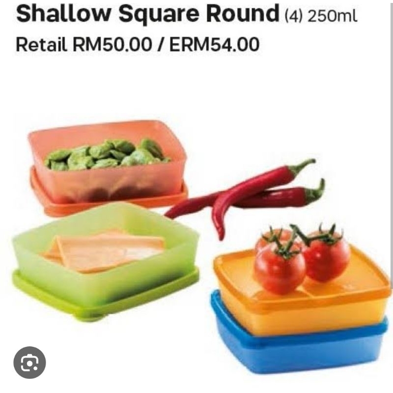 Tupperware กล่องเหมันต์กลาง ความจุ800มล.(1ใบ) กล่องเก็บอาหาร รุ่นยอดนิยม
