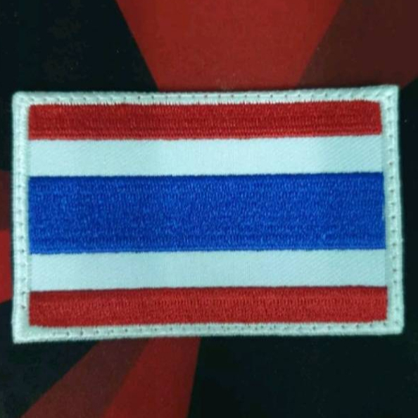 อาร์มติดเสื้อธงชาติไทย*แบบเย็บติด*แบบตัวรีด*แบบตีนตุ๊กแก