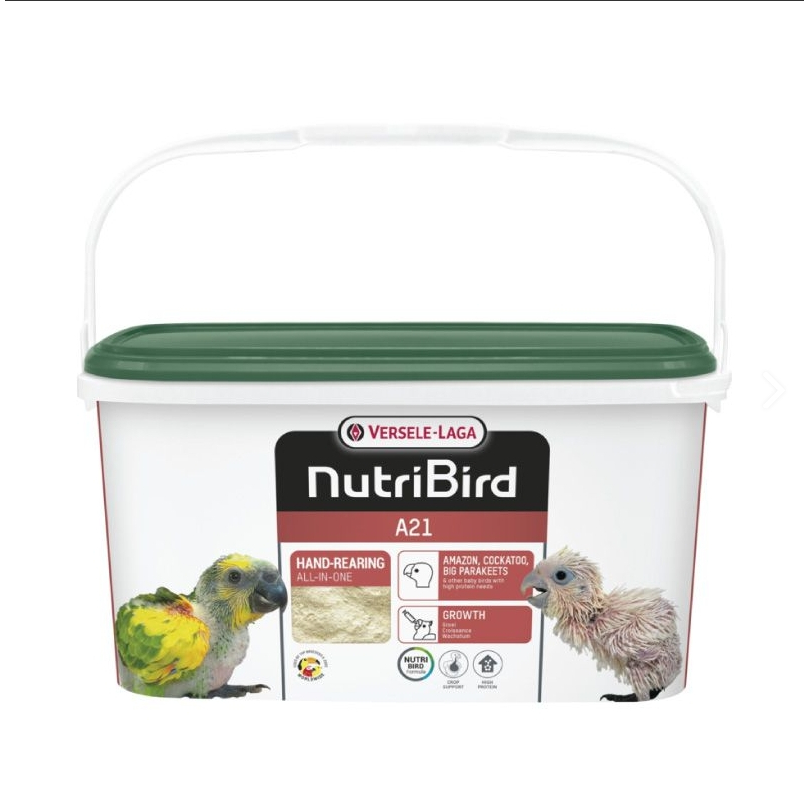 Nutribird A21 (3 kg) อาหารนกลูกป้อนสูตรนกทั่วไป