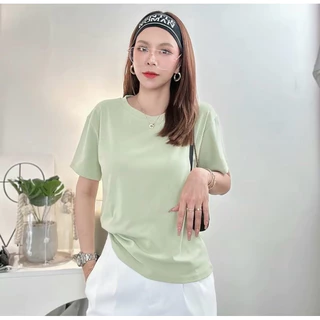 (012ก) พร้อมส่ง*ป้ายDeezyy เสื้อยืดผ้ายูนิโคแขนสั้น Basic ขยายไซร์ใส่สบาย