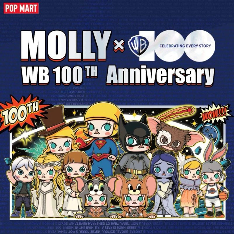 POPMART Molly x Warner Bros. 100th Anniversary