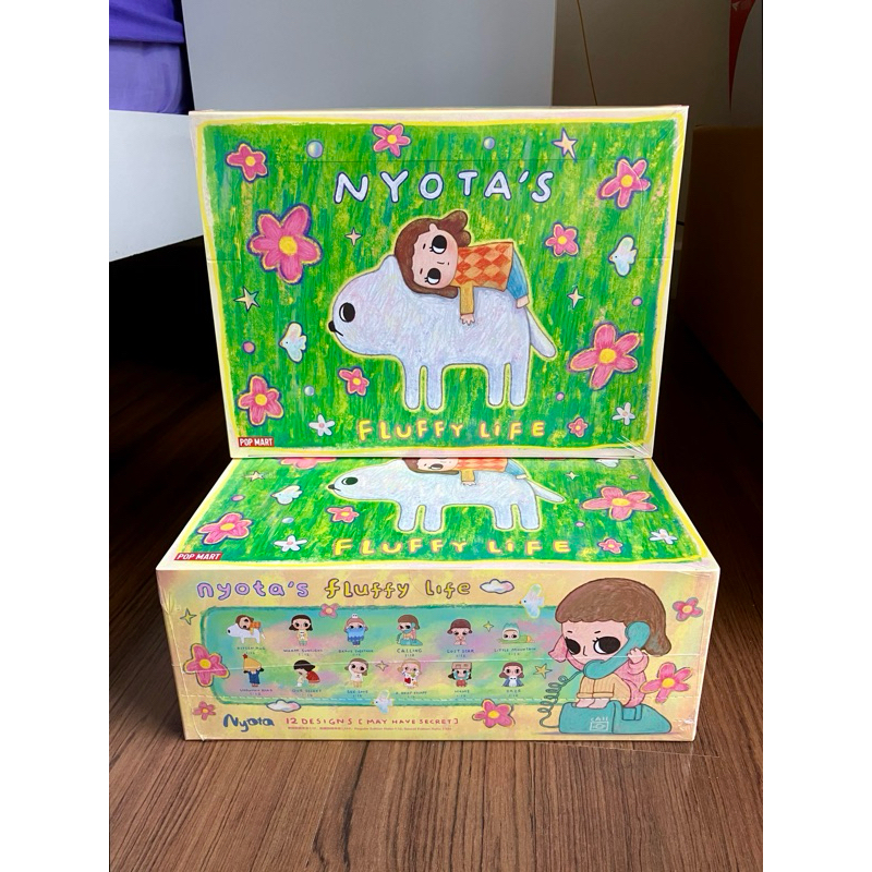 ✅ยกกล่อง✅ POP MART Nyota's Fluffy Life Series Figures มือหนึ่งในซีล Nyota v1 เนียวตะ