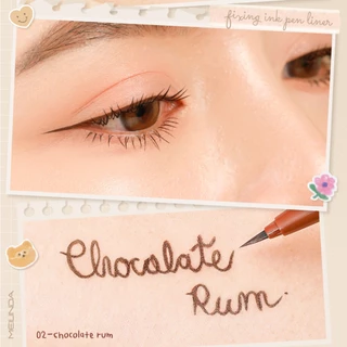 เมลินดา อายไลเนอร์ หัวพู่กัน ติดทน กันน้ำ กันเหงื่อ Meilinda Fixing Ink Pen Liner MC 3116 0.65 g.
