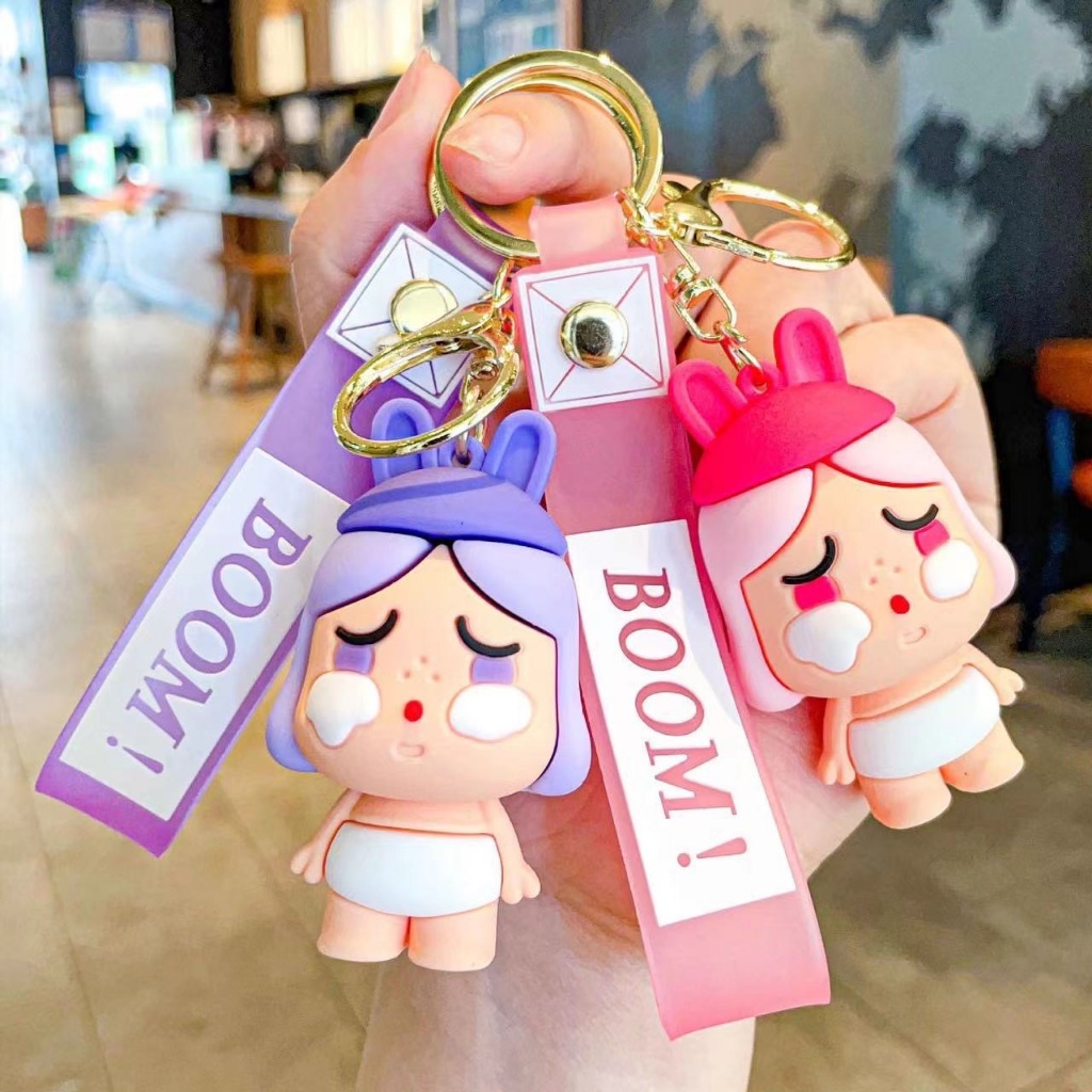 FS พวงกุญแจ CRAYBABY YS207 จี้น่ารักๆ ห้อยกระเป๋า ห้อยกุญแจ พร้อมส่งจากไทย