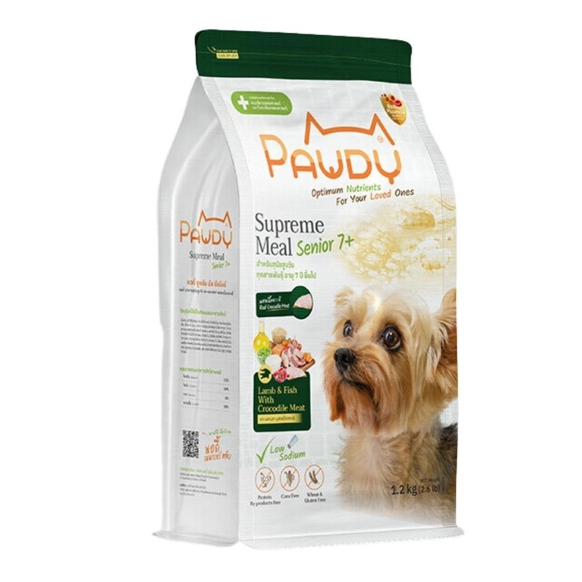 Pawdy Senior 7+ อาหารสำหรับสุนัขสูงวัย ขนาด 1.2 กก.