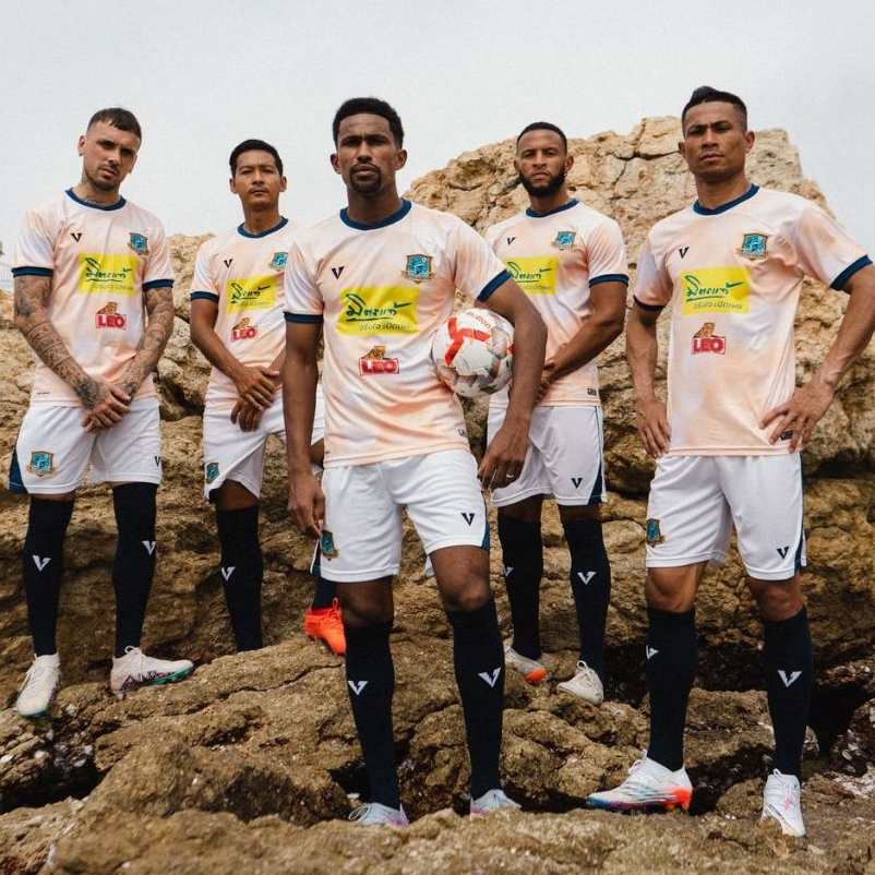 VOLT เสื้อฟุตบอล พัทยา ยูไนเต็ด เยือน สีส้ม PATTAYA UNITED AWAY ORANGE JERSEYS 2023/24