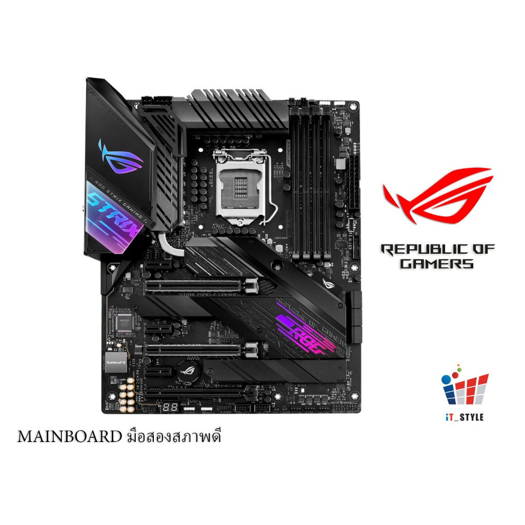 MAINBOARD (เมนบอร์ด) 1200 ROG Z490 E GAMING ประกันศูนย์ไทย