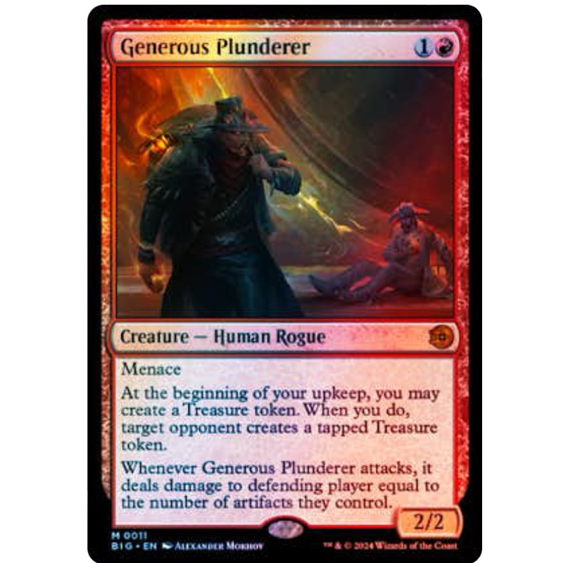 Outlaws of Thunder Junction The Big Score Foil: Generous Plunderer