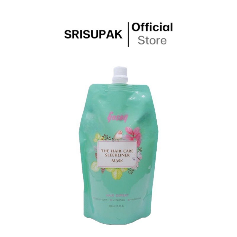 Gosen The Hair Care Sleekliner Mask โกเซ็น เดอะ แฮร์ แคร์ สลีคไลเนอร์ มาร์ก (เชื่อมแกน) ปริมาณ500 มล.