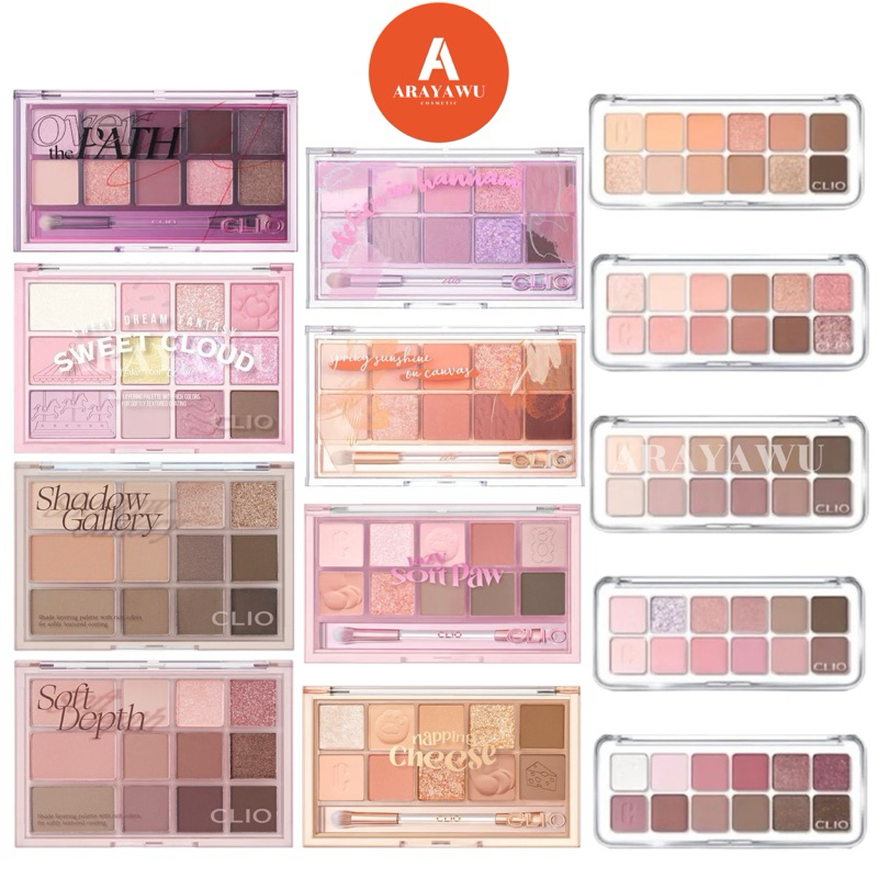 ✅แท้/พร้อมส่ง Clio Pro Eye Palette 🤎  อายแชโดว Eyeshadow
