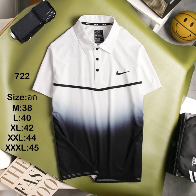 เสื้อโปโลผู้ชาย เนื้อผ้าลื่นลื่น polo man NI29