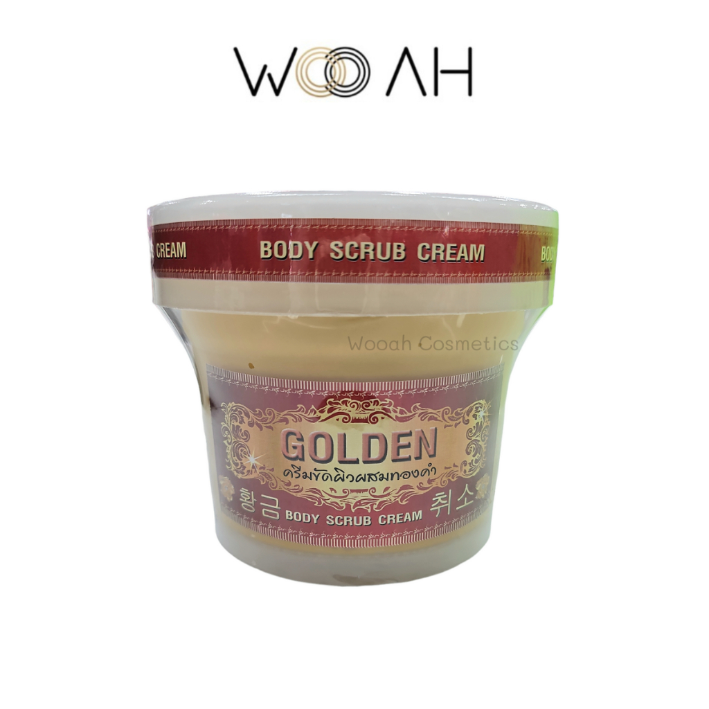 Sense Body Scrub Golden 500ml เซนต์ ครีมขัดผิว ผสมทองคำ