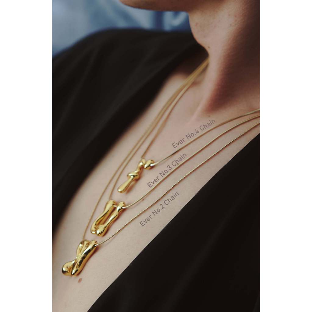Haus of Jewelry قلادة سلسلة EVER فضة 925 — صورة 6