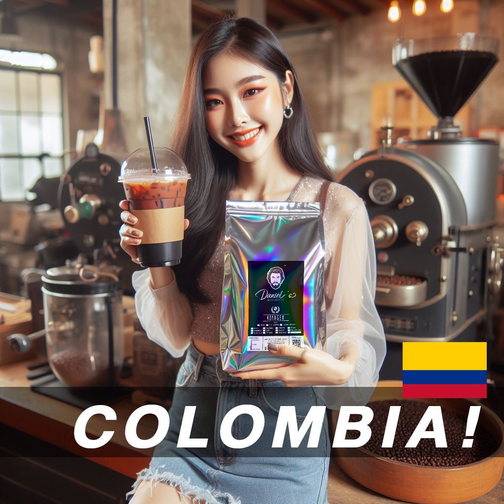 เมล็ดกาแฟ (เมล็ด/บด) โคลอมเบีย Colombia Huila Supremo ขนาด 250 g. คั่วใหม่ หอมหวาน สู้นม จาก Daniel Artisan Roastery