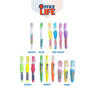 Elfen (เอลเฟ่น) ปากกาลบคำผิด เอลเฟ่น ขนาด 4 มล (สุ่ม 1 ด้าม / คละลาย / คละรุ่น )