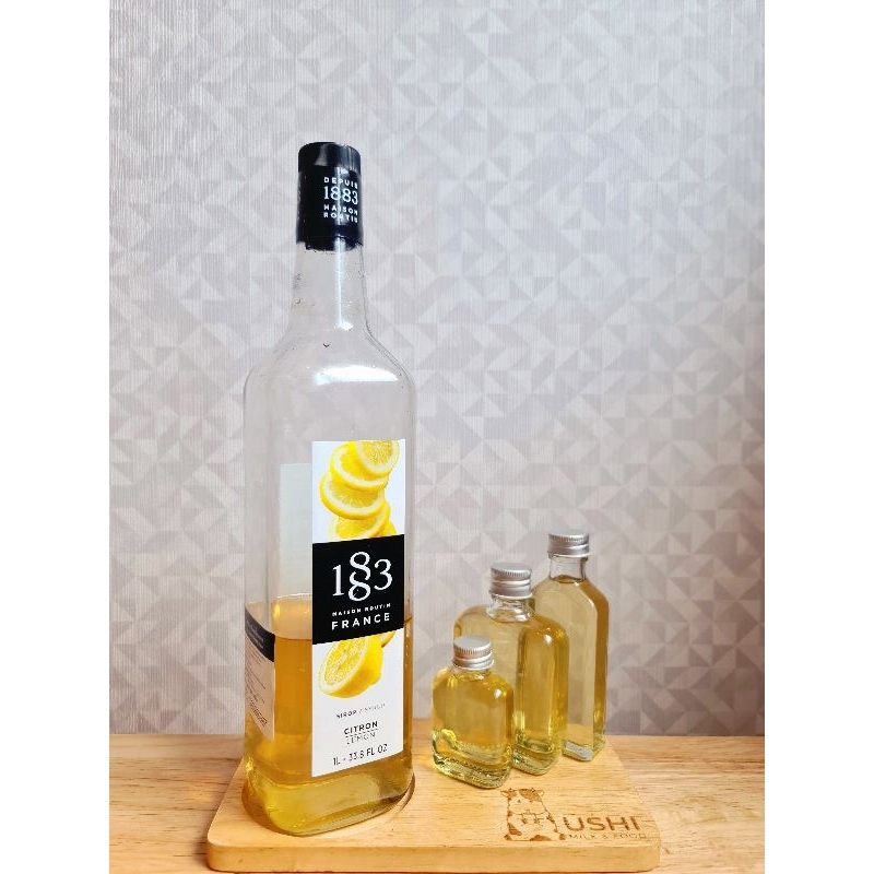 ไซรัปกลิ่นเลม่อน Lemon [> แบ่งขาย <] แบรนด์ 1883 Syrups made in France 🇨🇵