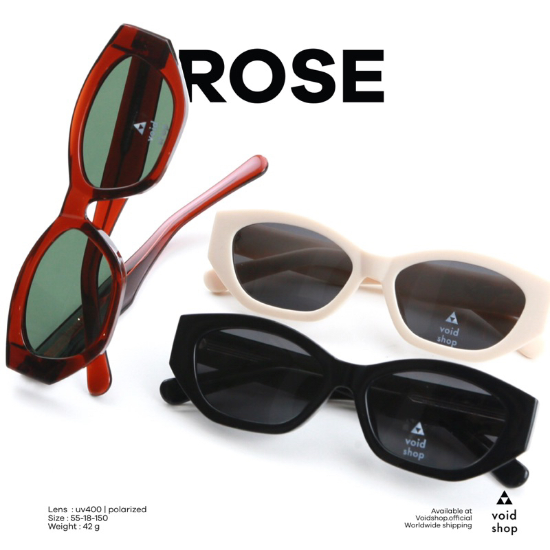 12.12 ROSE แว่นกันแดด มาดเท่ สายสปอร์ต เลนส์ Polarized | UV400 กันแดดได้จริง จาก VOIDEYEWEAR