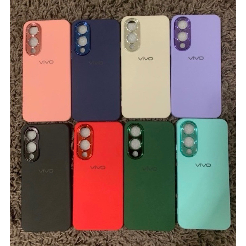 เคสซิลิโคนใช้สำหรับ Vivo Y200(5G)/Y100(5G)/Y28/Y17S/Y18/Y03 ภายในปุผ้ากำมะหยี่