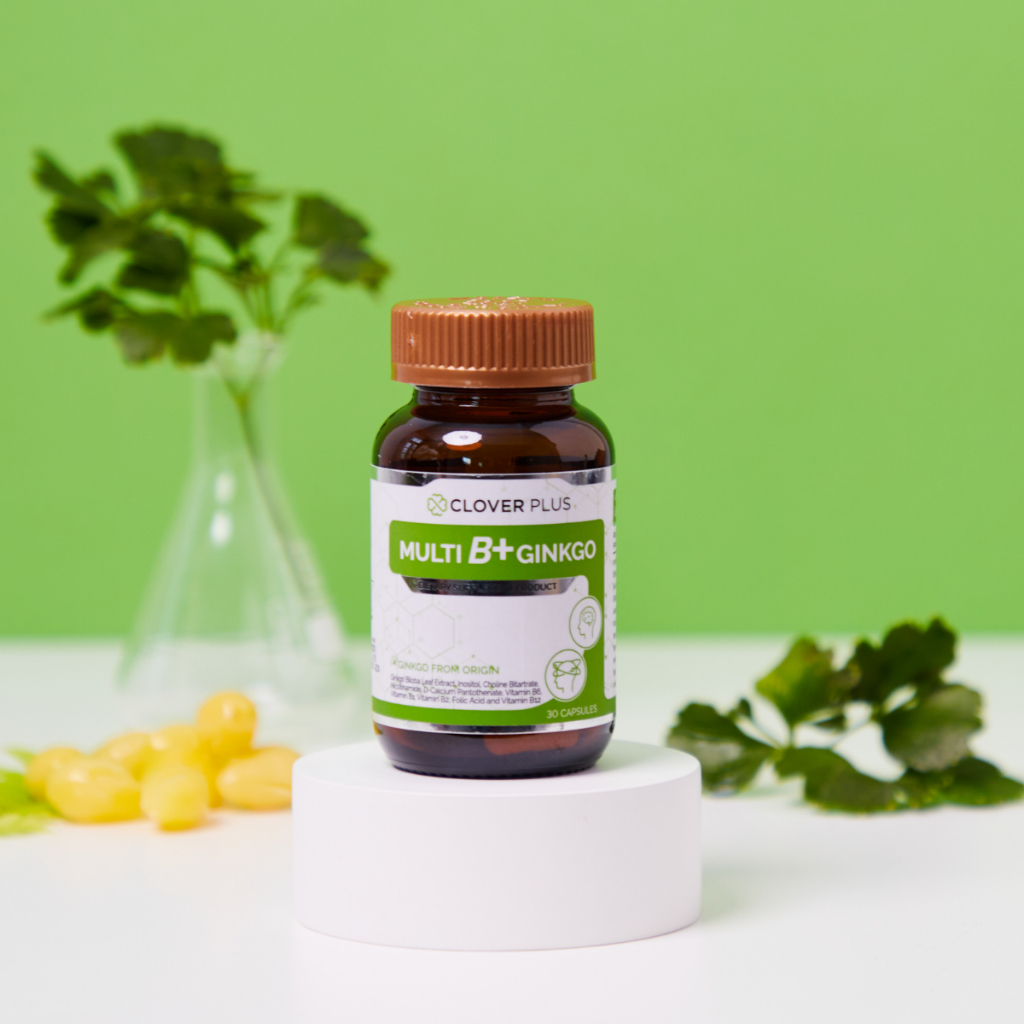 Clover Plus Multi B Plus Ginkgo (แพ็คคู่ แถม Ginkgo CoQ10 1 ซอง) วิตามินบีรวมและสารสกัดจากใบแปะก๊วย - รูปที่ 3