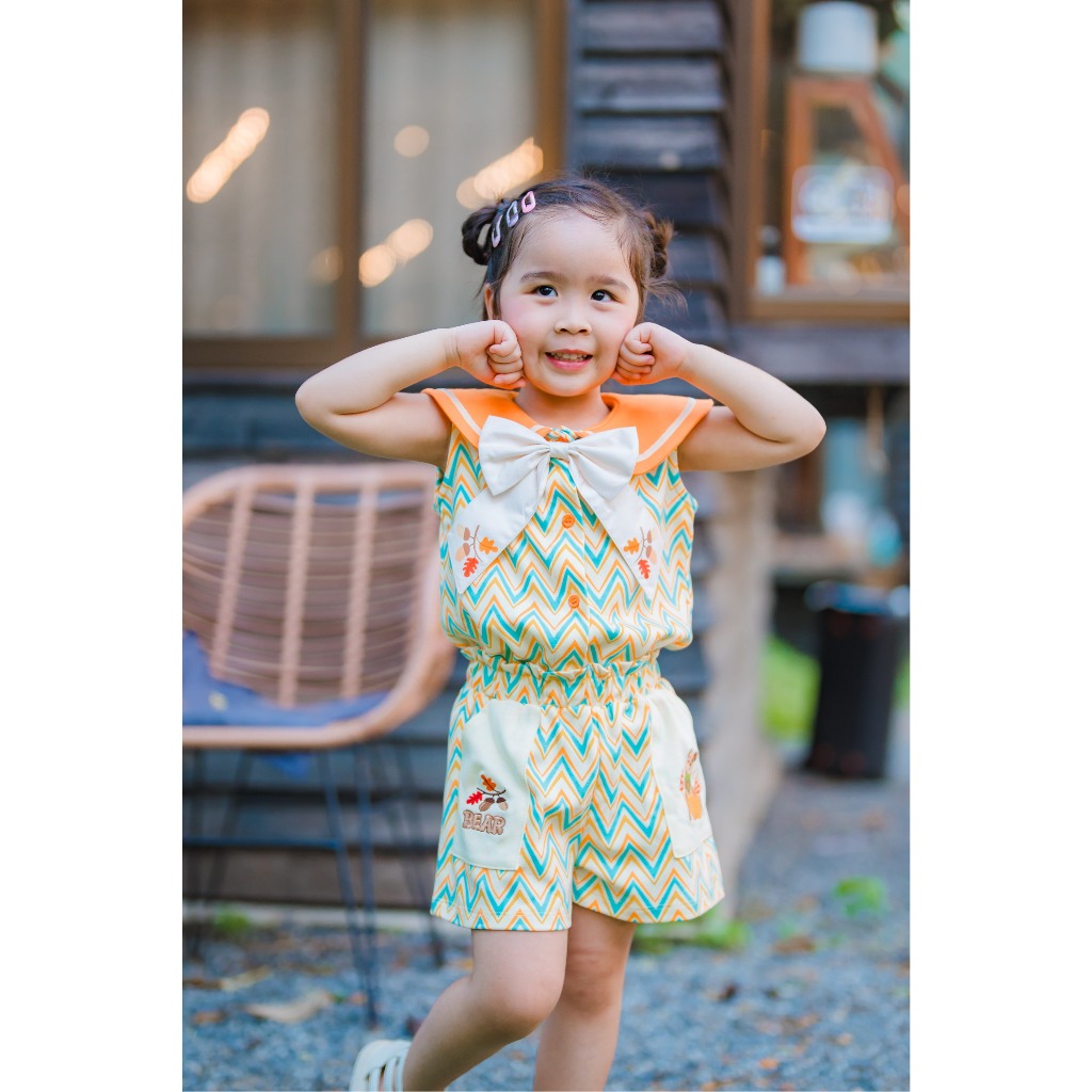 Bambine เสื้อแขนกุด+กางเกงขาสั้น