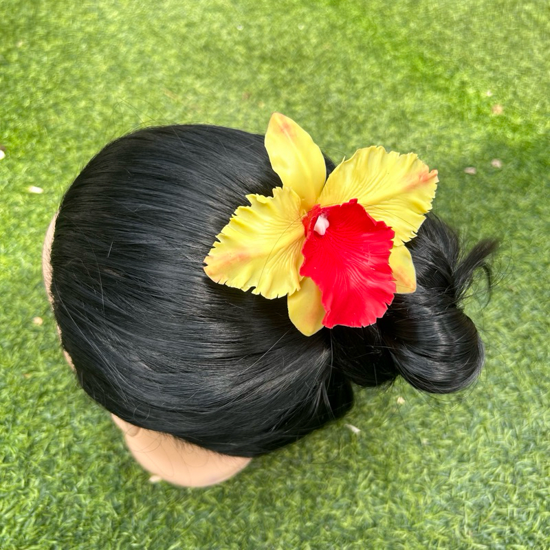 หมุดเสียบผม ดอกแคทลียา สายตาทุกคู่จงมองมา ใส่แล้วเป็นสาวงามที่สุด✨ ราคา ถูกที่สุด ดีลบีเคเค แกลเลอรีภาพที่ 9