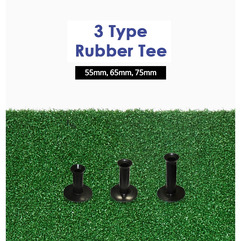 ทีกอล์ฟยาง ขนาด 55,65,75 mm. Tee Rubber Golf accessory - Love Green