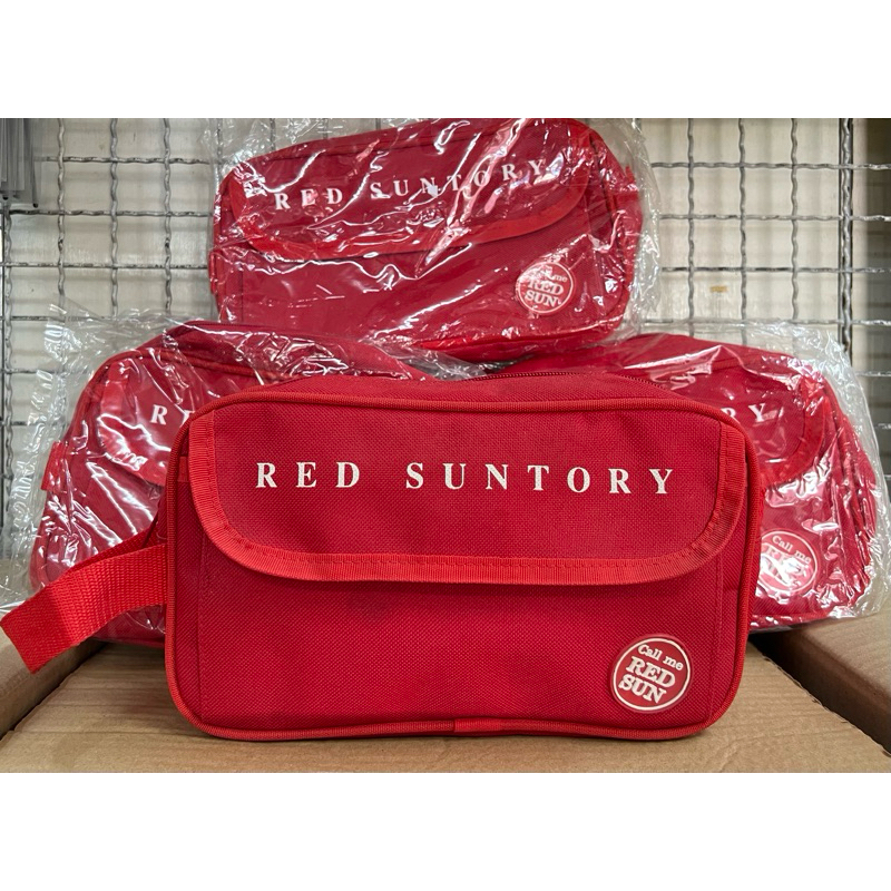 ‼️พร้อมส่ง‼️ กระเป๋าเบียร์ Red Suntory ใส่ของได้เยอะ แบบถือ พรีเมี่ยมแท้💯