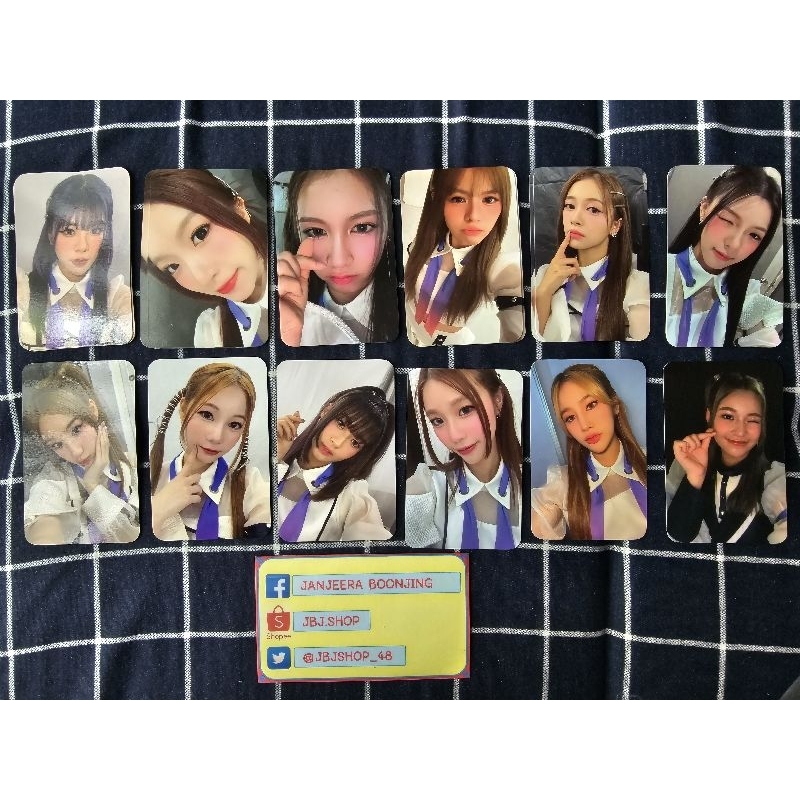Selfie Card V.2 Blue Ver Kiss Me BNK48 CGM48 วี สตางค์ ปาเอญ่า แพนเค้ก ฮูพ เกรซ แชมพู พั้นซ์ มามิ้งค์ นีนี่ ไข่หวาน พิม