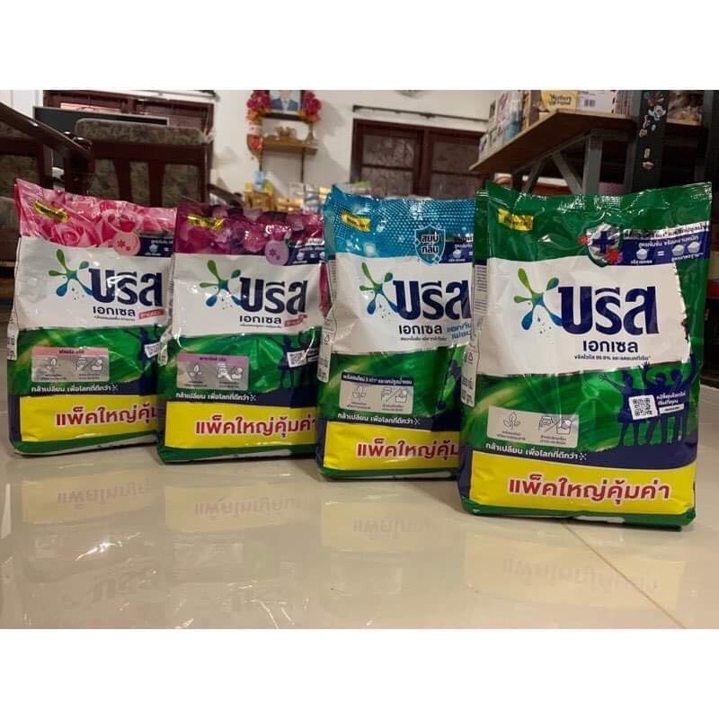 น้ำหนักสุทธิ 1800 กรัม ผงซักฟอกบรีส เอกเซล สยบกลิ่นอับ แม้ตากผ้าในร่ม