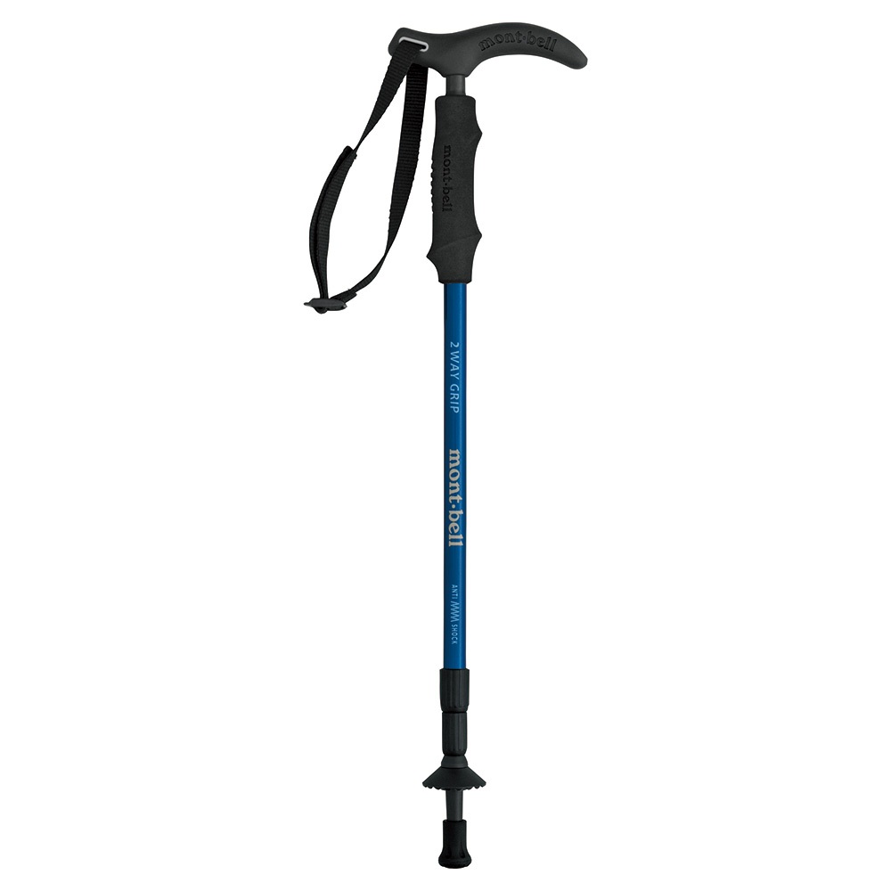 Montbell ไม้เท้าเดินป่า รุ่น 1140223B 2-Way Grip Carbon Pole Anti shock (1ชิ้น)