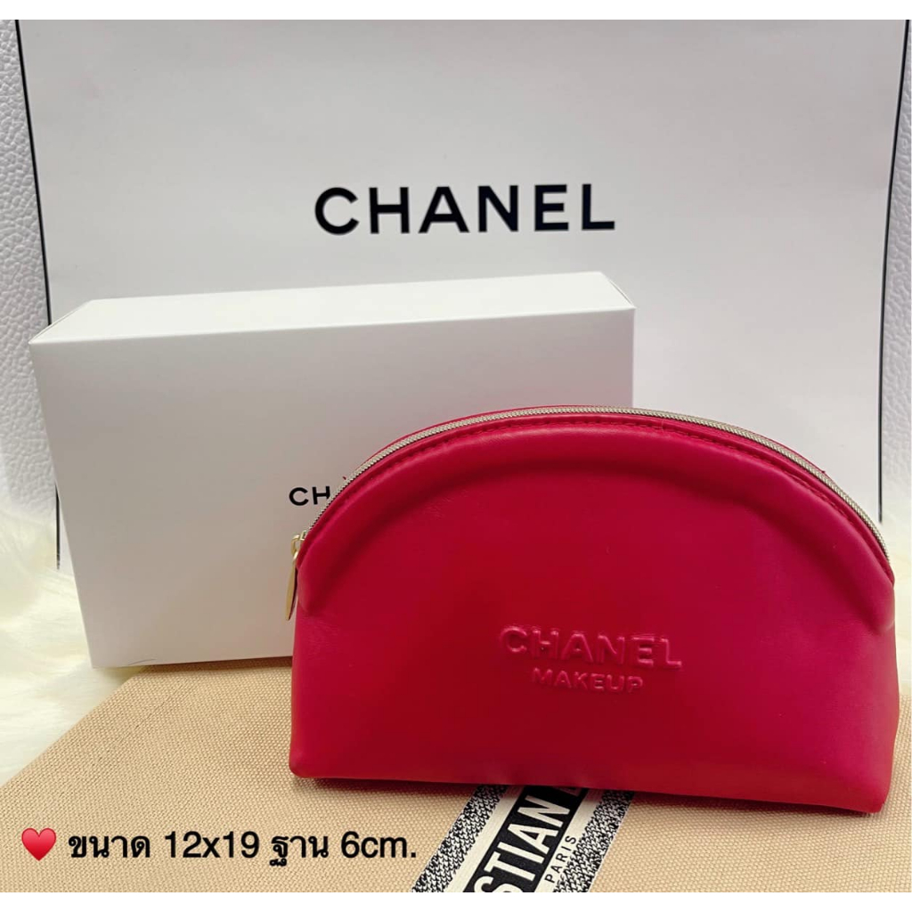 Chanel Parfums Bag 💕  กระเป๋าเครื่องสำอางค์ จากเคาน์เตอร์ห้างนะคะ แท้💯